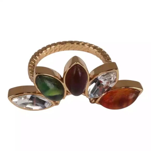 Authentic Gucci Interlocking G Flower Ring - Picture 2 of 10